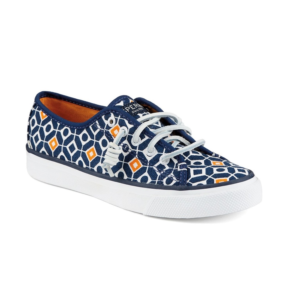 • Sperry Seacoast Geo Print Sneaker Shoe •